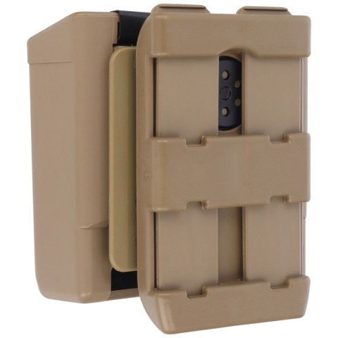 Ładownica ESP na dwurzędowe magazynki 9 mm / .40 z mocowaniem UBC-04-2 MOLLE Clip - Khaki (MH-MH-44 KH) ESP - Euro Security Products