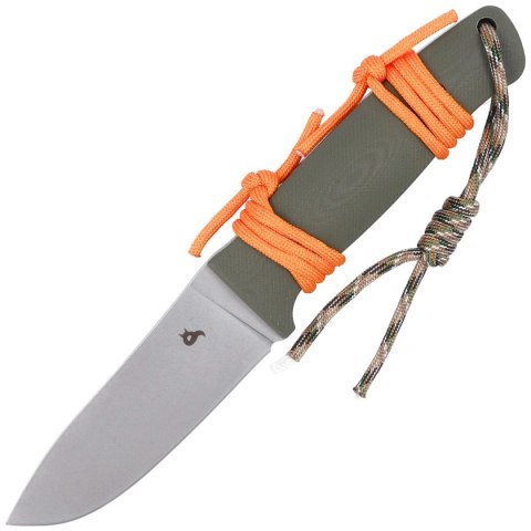 Nóż Black Fox Vesuvius OD Green G10, Stone Washed D2 by Alfredo Doricchi (BF-710 D2 OD) FOX