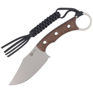 Nóż Civivi Midwatch Brown Burlap Micarta, Silver Bead Blasted N690 (C20059B-2) Civivi by WE Knife