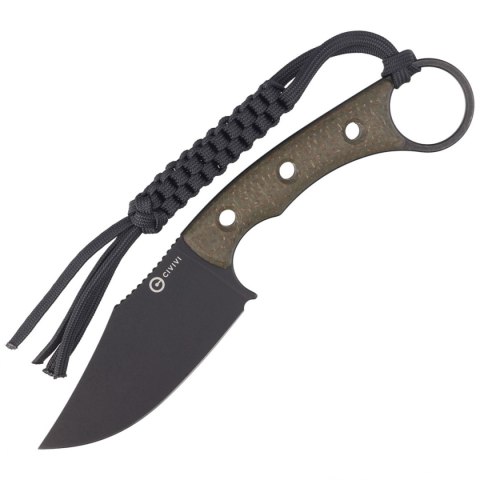 Nóż Civivi Midwatch Green Burlap Micarta, Black Stonewashed N690 (C20059B-3) Civivi by WE Knife