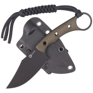 Nóż Civivi Midwatch Green Burlap Micarta, Black Stonewashed N690 (C20059B-3) Civivi by WE Knife