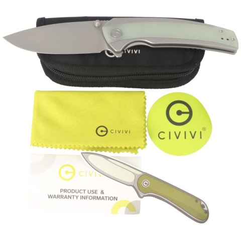 Nóż Civivi Teraxe Stainless / G10 Natural, Silver Bead Blasted Nitro-V (C20036-2) Civivi by WE Knife