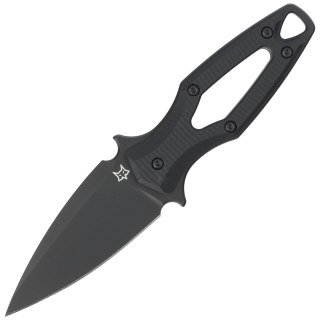 Nóż FOX Aka Black G10, Black Top Shield Elmax by Denis Simonutti (FX-553 B) FOX
