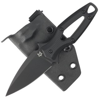 Nóż FOX Aka Black G10, Black Top Shield Elmax by Denis Simonutti (FX-553 B) FOX