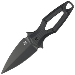 Nóż FOX Aka Black G10, Black Top Shield Elmax by Denis Simonutti (FX-554 B) FOX