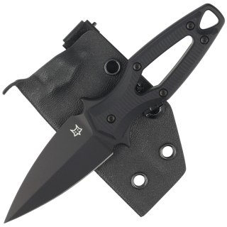 Nóż FOX Aka Black G10, Black Top Shield Elmax by Denis Simonutti (FX-554 B) FOX
