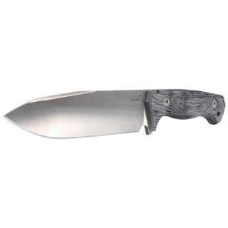 Nóż LionSteel Black Canvas Micarta, Satin CPM 3V by Molletta (T6 3V CVB) LionSteel