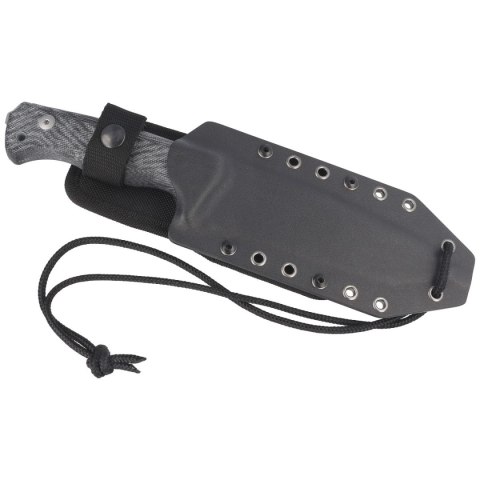 Nóż LionSteel Black Canvas Micarta, Satin CPM 3V by Molletta (T6 3V CVB) LionSteel