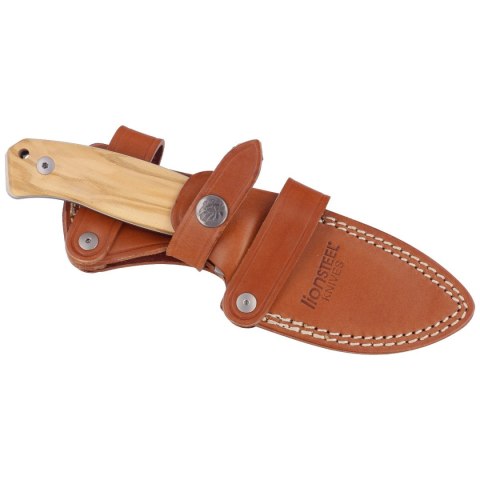 Nóż LionSteel Bushcraft Olive Wood, Satin Blade M390 by Molletta (M2M UL) LionSteel