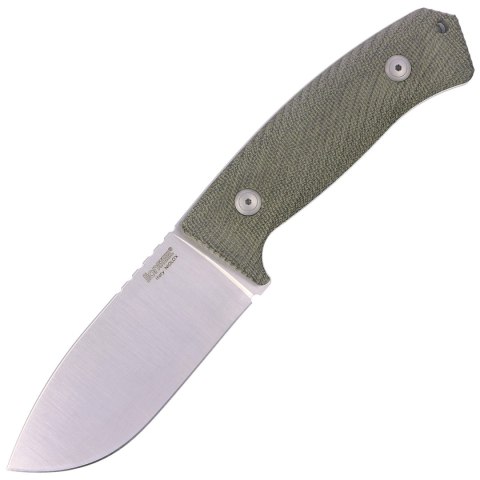 Nóż LionSteel M3 Green Canvas Micarta, Satin Niolox by Michele Pensato (M3 CVG) LionSteel