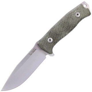 Nóż LionSteel M5 Green Canvas Micarta, Satin Blade Sleipner (M5 CVG) LionSteel