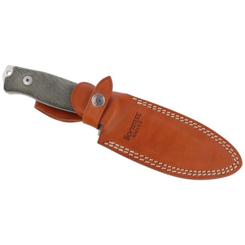 Nóż LionSteel M5 Green Canvas Micarta, Satin Blade Sleipner (M5 CVG) LionSteel