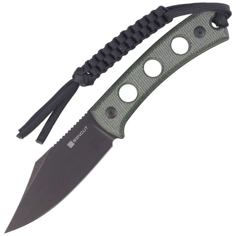 Nóż Sencut Waxahachie Green Micarta, Black Stonewashed 9Cr18MoV (SA11C) Sencut by We Knife