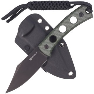 Nóż Sencut Waxahachie Green Micarta, Black Stonewashed 9Cr18MoV (SA11C) Sencut by We Knife