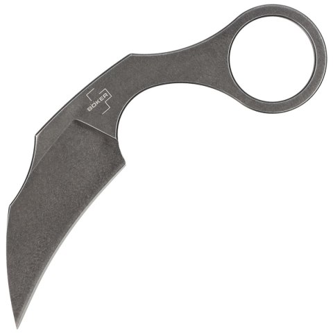 Nóż na szyję Böker Plus Bad Moon Karambit, Black Stonewash D2 by Simon Frömel (02BO078) Böker GmbH & Co.