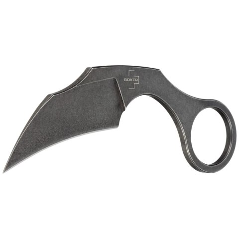 Nóż na szyję Böker Plus Bad Moon Karambit, Black Stonewash D2 by Simon Frömel (02BO078) Böker GmbH & Co.
