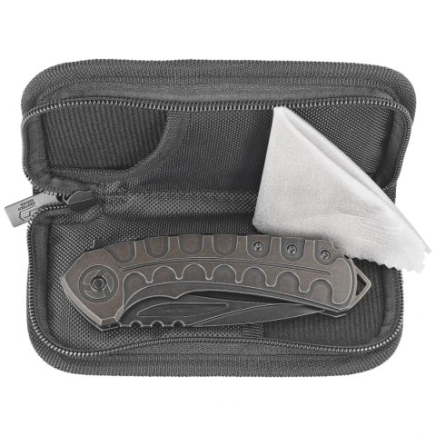 Nóż składany Bestech Buwaya Black Titanium, Black Stonewashed M390 by Kombou (BT2203C) Bestech Knives