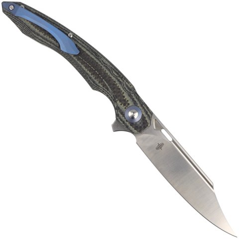 Nóż składany Bestech Fanga Carbon Fiber / Beige G10, Satin D2 by Kombou (BG18D) Bestech Knives