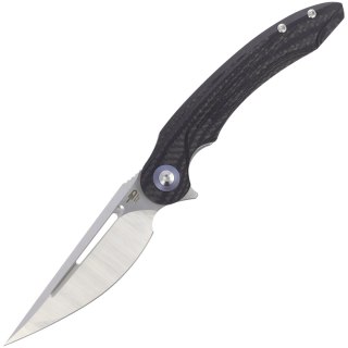 Nóż składany Bestech Irida Carbon Fiber / Black G10, Satin 14C28N by Kombou (BG25D) Bestech Knives