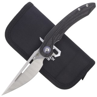 Nóż składany Bestech Irida Carbon Fiber / Black G10, Satin 14C28N by Kombou (BG25D) Bestech Knives