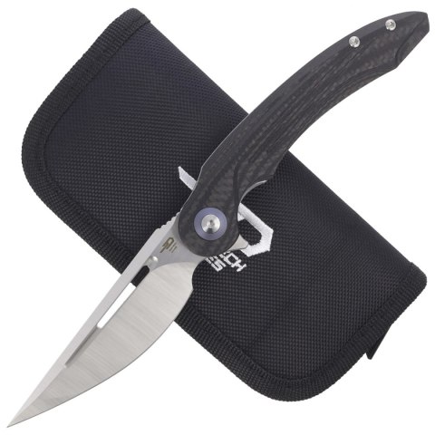 Nóż składany Bestech Irida Carbon Fiber / Black G10, Satin 14C28N by Kombou (BG25D) Bestech Knives