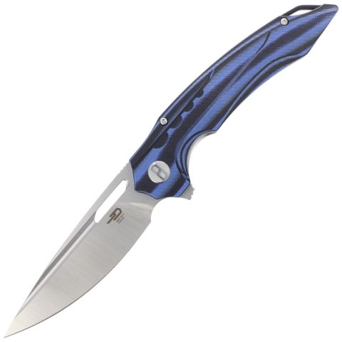 Nóż składany Bestech Ornetta Carbon Fiber / Blue G10, Stonewash / Satin N690 by Kombou (BL02A) Bestech Knives