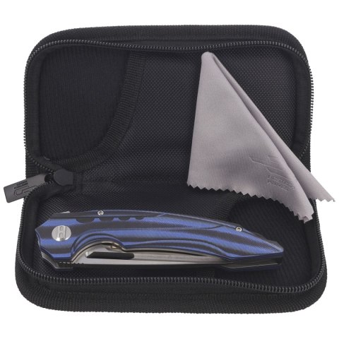 Nóż składany Bestech Ornetta Carbon Fiber / Blue G10, Stonewash / Satin N690 by Kombou (BL02A) Bestech Knives