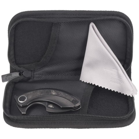 Nóż składany Bestech Strelit Black Titanium/Marbled Carbon Fiber, Black Stonewashed M390 by Ostap Hel (BT2103L) Bestech Knives