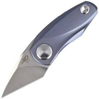 Nóż składany Bestech Tulip Frame Lock Blue Titanium, Stonewashed / Satin M390 by Ostap Hel (BT1913B) Bestech Knives