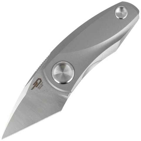 Nóż składany Bestech Tulip Frame Lock Grey Titanium, Stonewashed / Satin M390 by Ostap Hel (BT1913A) Bestech Knives