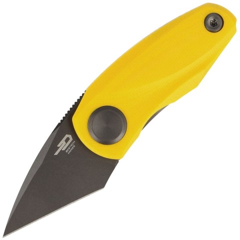 Nóż składany Bestech Tulip Yellow G10, Grey Titanized 14C28N by Ostap Hel (BG38F) Bestech Knives