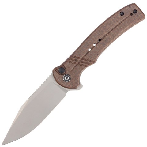 Nóż składany CIVIVI Cogent Brown Micarta, Silver Bead Blasted 14C28N (C20038D-6) Civivi by WE Knife