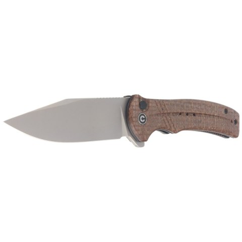 Nóż składany CIVIVI Cogent Brown Micarta, Silver Bead Blasted 14C28N (C20038D-6) Civivi by WE Knife