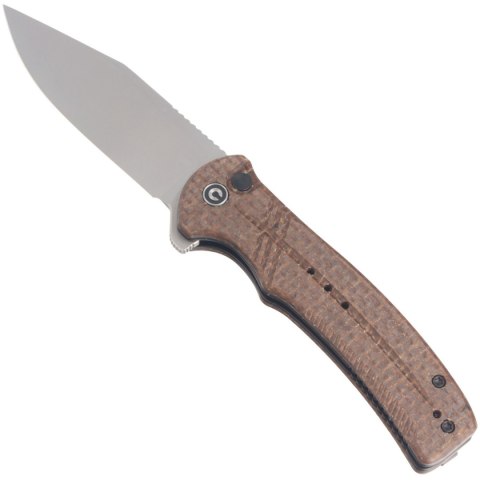 Nóż składany CIVIVI Cogent Brown Micarta, Silver Bead Blasted 14C28N (C20038D-6) Civivi by WE Knife
