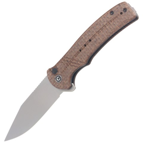 Nóż składany CIVIVI Cogent Brown Micarta, Silver Bead Blasted 14C28N (C20038D-6) Civivi by WE Knife
