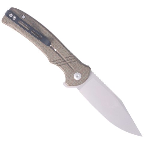 Nóż składany CIVIVI Cogent Green Micarta, Silver Bead Blasted 14C28N (C20038D-5) Civivi by WE Knife
