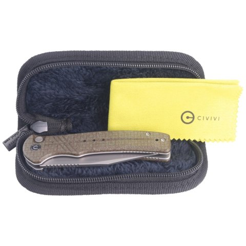 Nóż składany CIVIVI Cogent Green Micarta, Silver Bead Blasted 14C28N (C20038D-5) Civivi by WE Knife