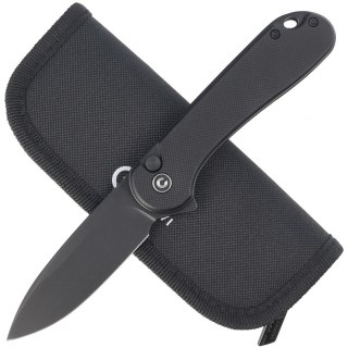 Nóż składany Civivi Button Lock Elementum II Black G10, Black Stonewashed Nitro-V (C18062P-1) Civivi by WE Knife