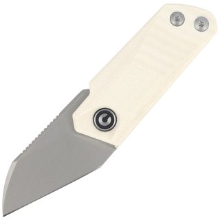 Nóż składany Civivi Ki-V Ivory G10, Silver Bead Blasted 9Cr18MoV by Ostap Hel (C2108C) Civivi by WE Knife