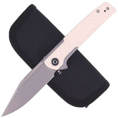 Nóż składany Civivi Knife Cachet Ivory G10, Silver Bead Blasted 14C28N (C20041B-2) Civivi by WE Knife
