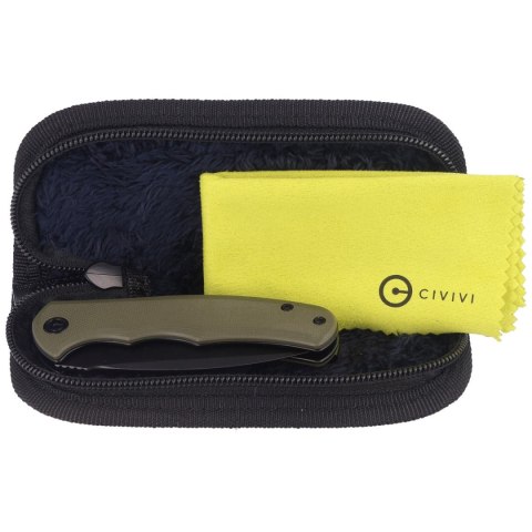 Nóż składany Civivi Mini Praxis Green G10, Black Stonewashed D2 (C18026C-1) Civivi by WE Knife