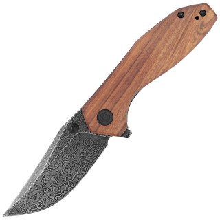 Nóż składany Civivi ODD 22 Cuibourtia Wood, Black Damascus by Tuffknives (C21032-DS1) Civivi by WE Knife