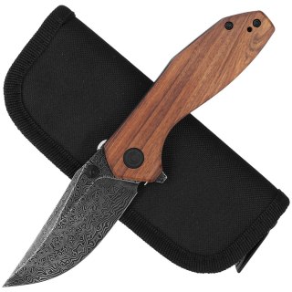 Nóż składany Civivi ODD 22 Cuibourtia Wood, Black Damascus by Tuffknives (C21032-DS1) Civivi by WE Knife