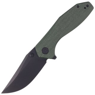 Nóż składany Civivi ODD 22 Green Canvas Micarta, Black Stonewashed 14C28N by Tuffknives (C21032-2) Civivi by WE Knife