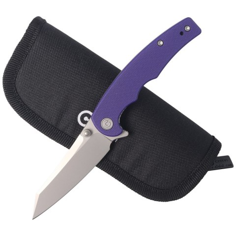 Nóż składany Civivi P87 G10 Purple, Silver Bead Blasted Nitro-V by Kaila Cumings (C21043-2) Civivi by WE Knife