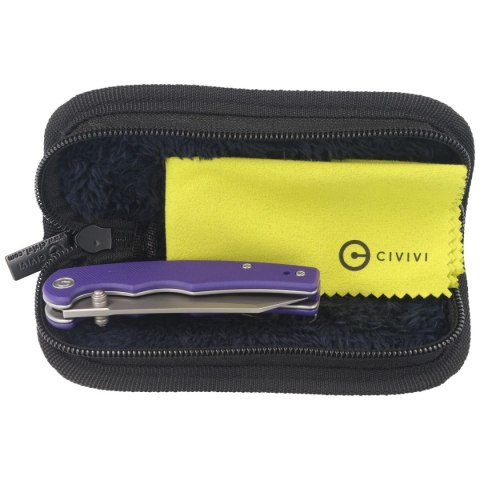 Nóż składany Civivi P87 G10 Purple, Silver Bead Blasted Nitro-V by Kaila Cumings (C21043-2) Civivi by WE Knife