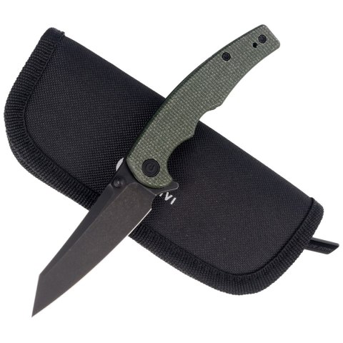 Nóż składany Civivi P87 Micarta Green, Black Stonewashed Nitro-V by Kaila Cumings (C21043-3) Civivi by WE Knife