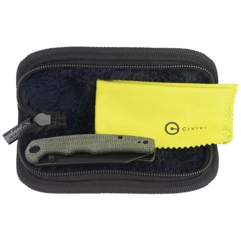 Nóż składany Civivi P87 Micarta Green, Black Stonewashed Nitro-V by Kaila Cumings (C21043-3) Civivi by WE Knife