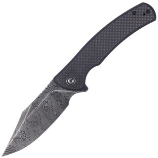 Nóż składany Civivi Sinisys Black G10, Black Hand Rubbed Damascus (C20039-DS1) Civivi by WE Knife