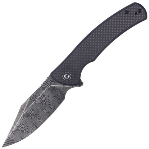 Nóż składany Civivi Sinisys Black G10, Black Hand Rubbed Damascus (C20039-DS1) Civivi by WE Knife